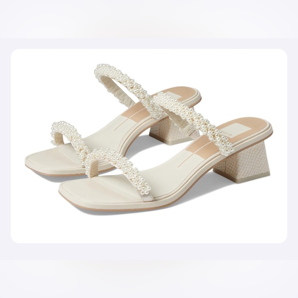 Dolce vita river pearl bridal shoes size 7.5